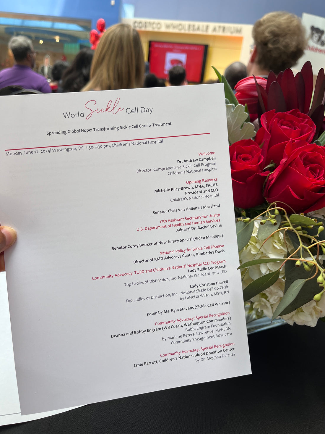 Celebrating Hope: My Inspiring Day at the World Sickle Cell Day Event