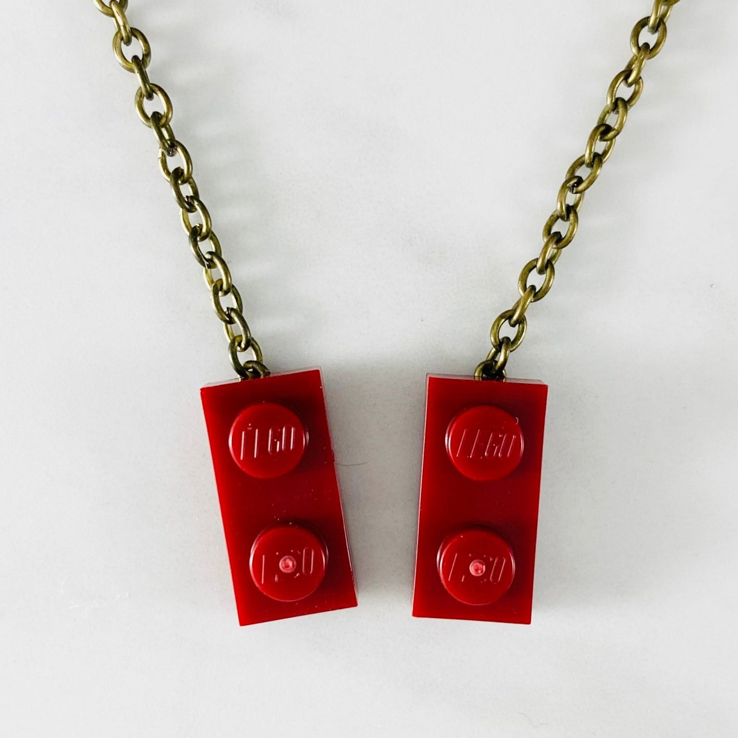 Tu Snaps necklace made from Lego pieces