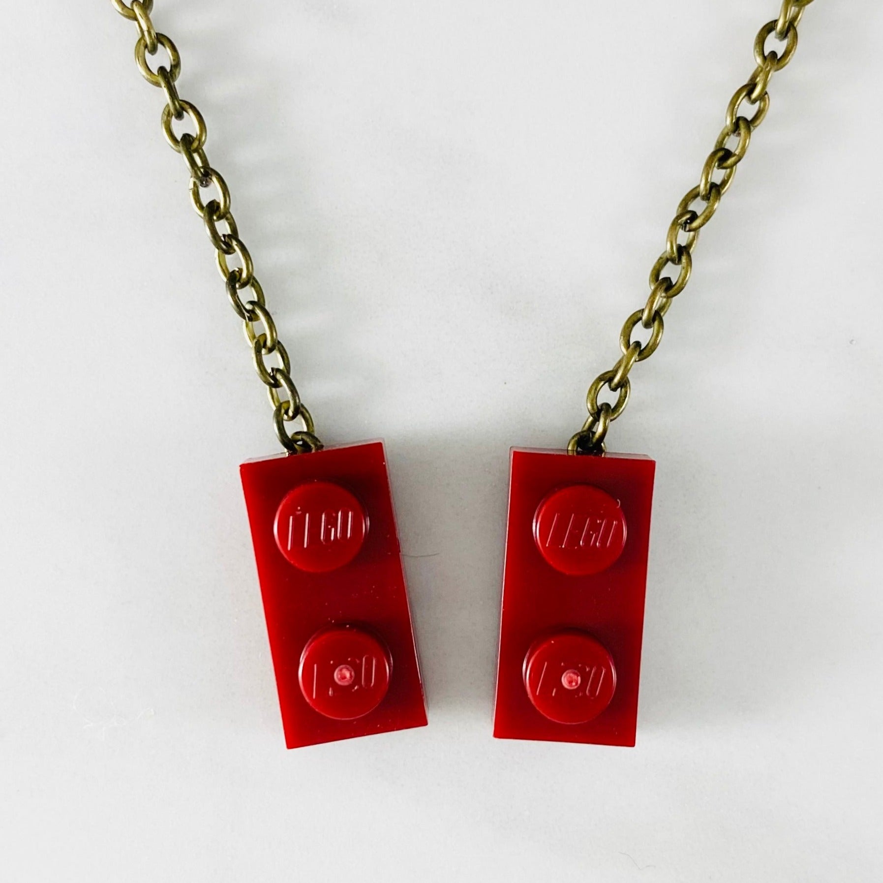 Tu Snaps necklace made from Lego pieces
