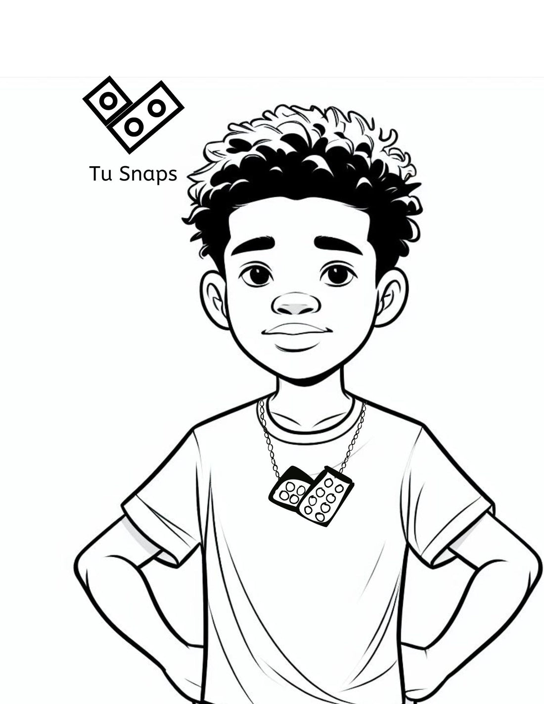 Unleash Creativity with Our New Coloring Page: Alex and His Tu Snaps Necklace